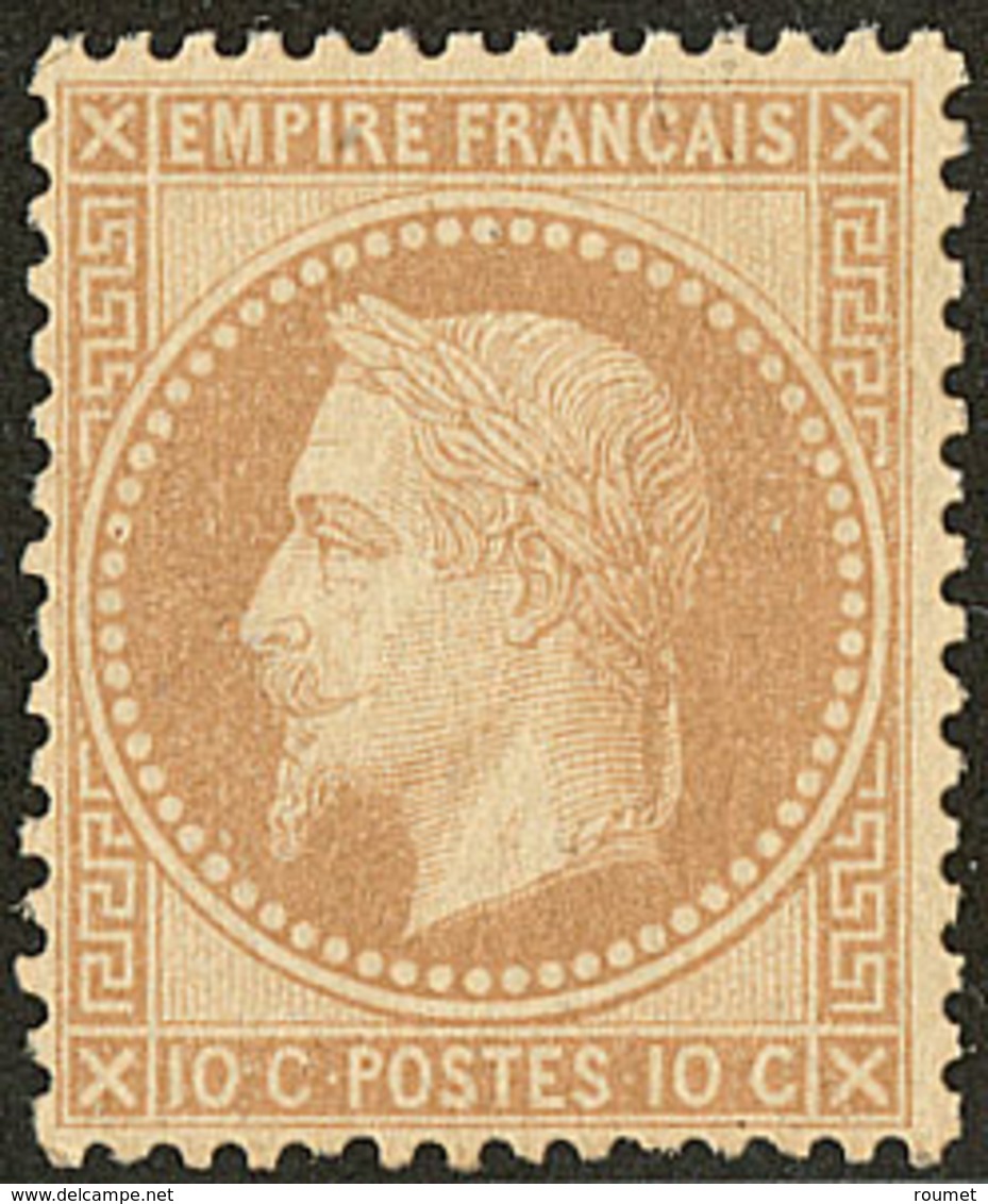 ** No 28A, Bistre, Très Frais. - TB - 1863-1870 Napoleon III Gelauwerd