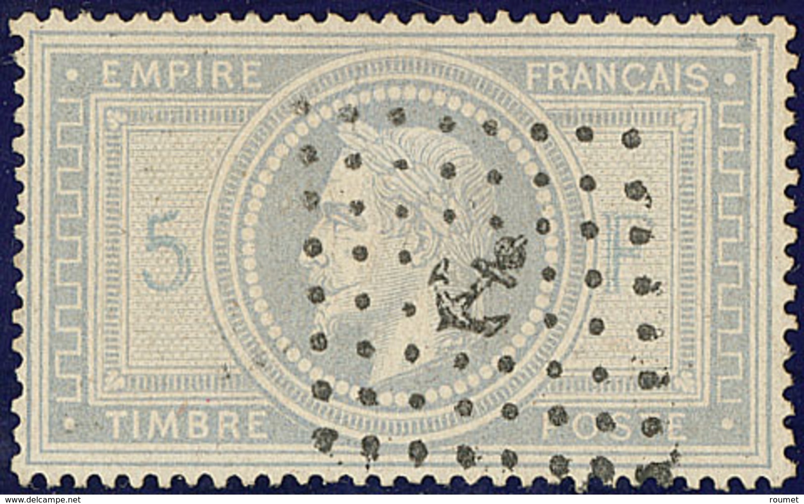 No 33, Obl Ancre, Très Frais. - TB. - R - 1863-1870 Napoléon III Lauré