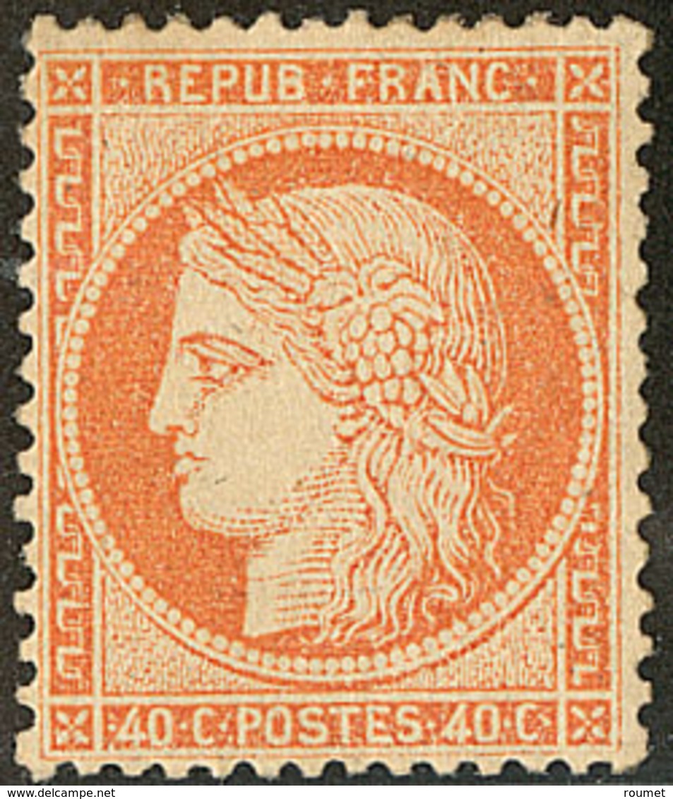 * No 38, Orange, Quasiment **, Très Frais. - TB - 1870 Siege Of Paris