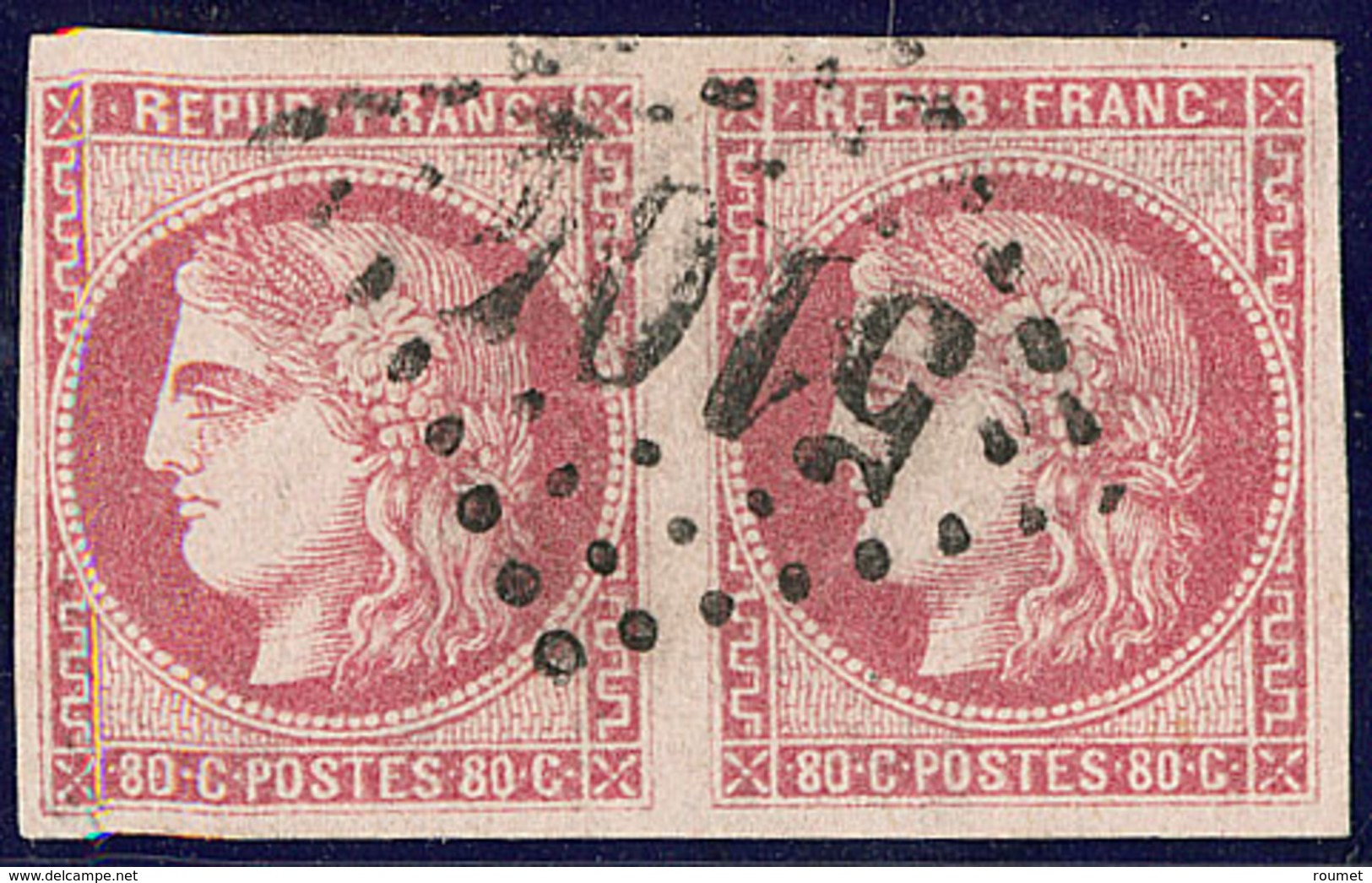 Shanghaï. No 49c, Paire Obl Gc 5104. - TB. - R - Other & Unclassified