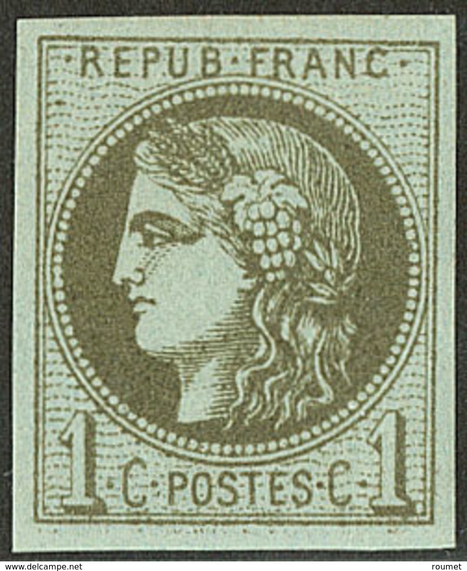 * No 39IIe, Olive. - TB - 1870 Bordeaux Printing