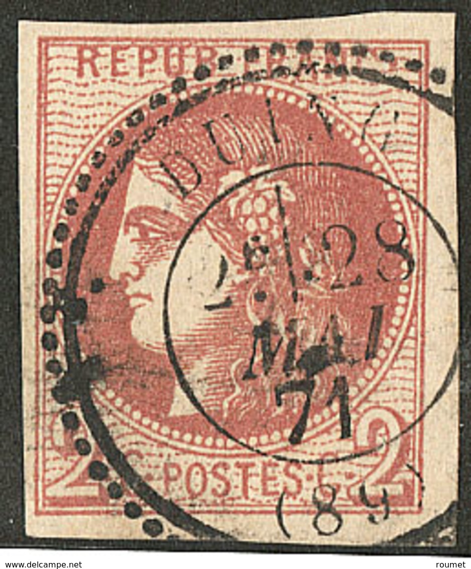 No 40II, Obl Cad 24 De Duing Mai 71, Belle Nuance. - TB - 1870 Bordeaux Printing