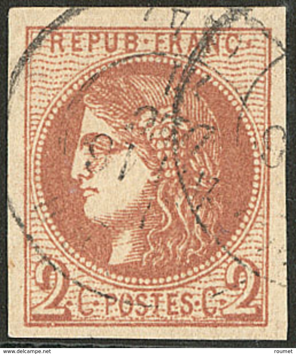 No 40IIf, Obl Gc. - TB - 1870 Bordeaux Printing