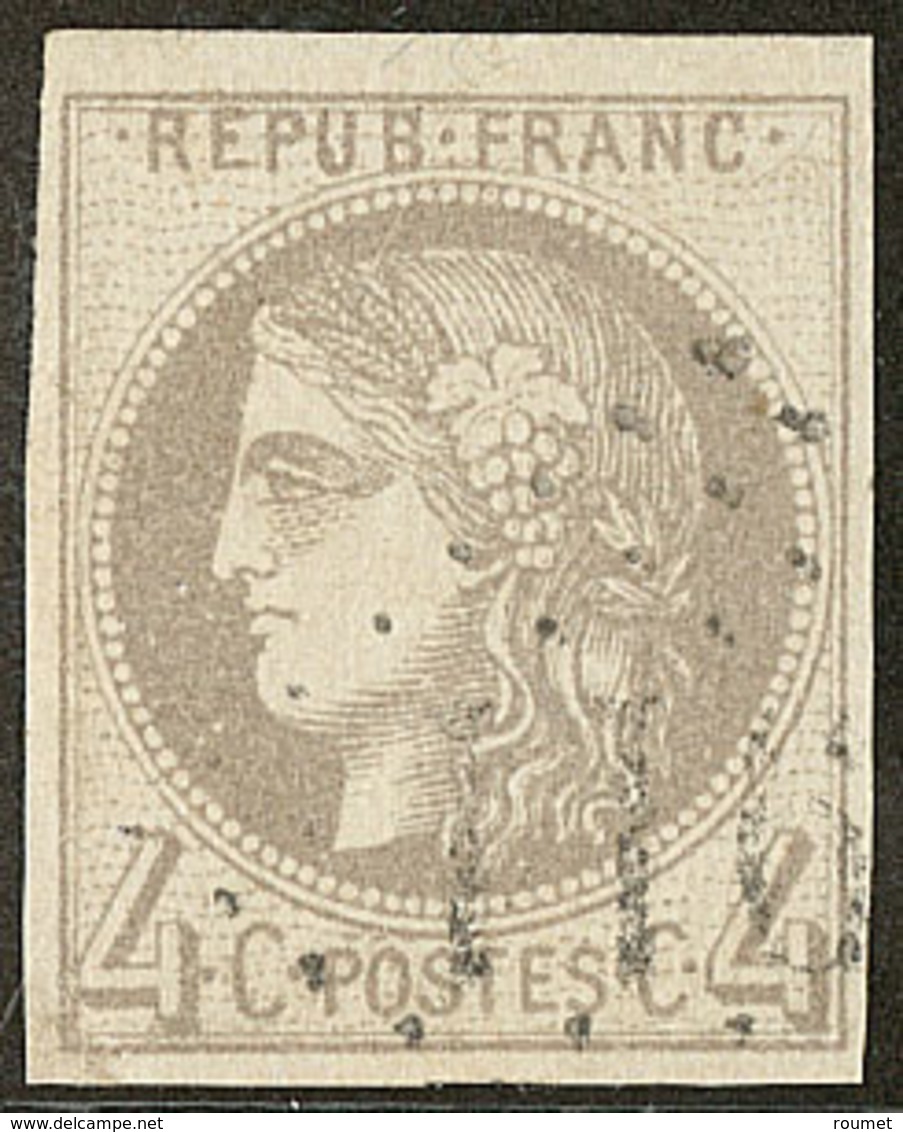 Report I. No 41Ia, Gris Jaunâtre, Pos. 7, Jolie Pièce. - TB. - R - 1870 Bordeaux Printing