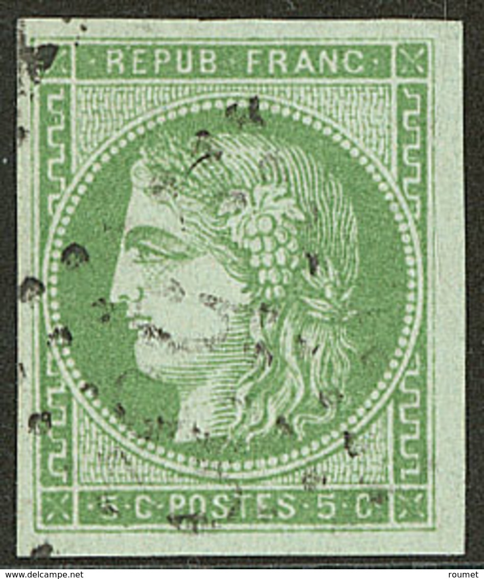 Report I. No 42I, Pos. 10, Pelurage Au Verso Mais TB D'aspect. - R - 1870 Bordeaux Printing