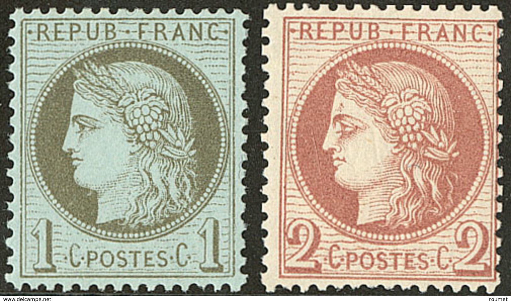 ** Nos 50, 51. - TB - 1871-1875 Ceres