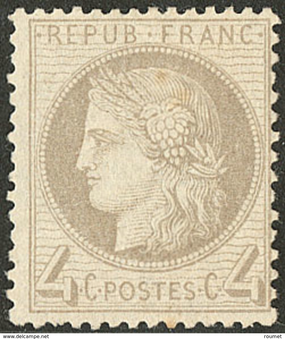 * No 52, Rousseur Sur Une Dent Au Verso Sinon TB - 1871-1875 Cérès