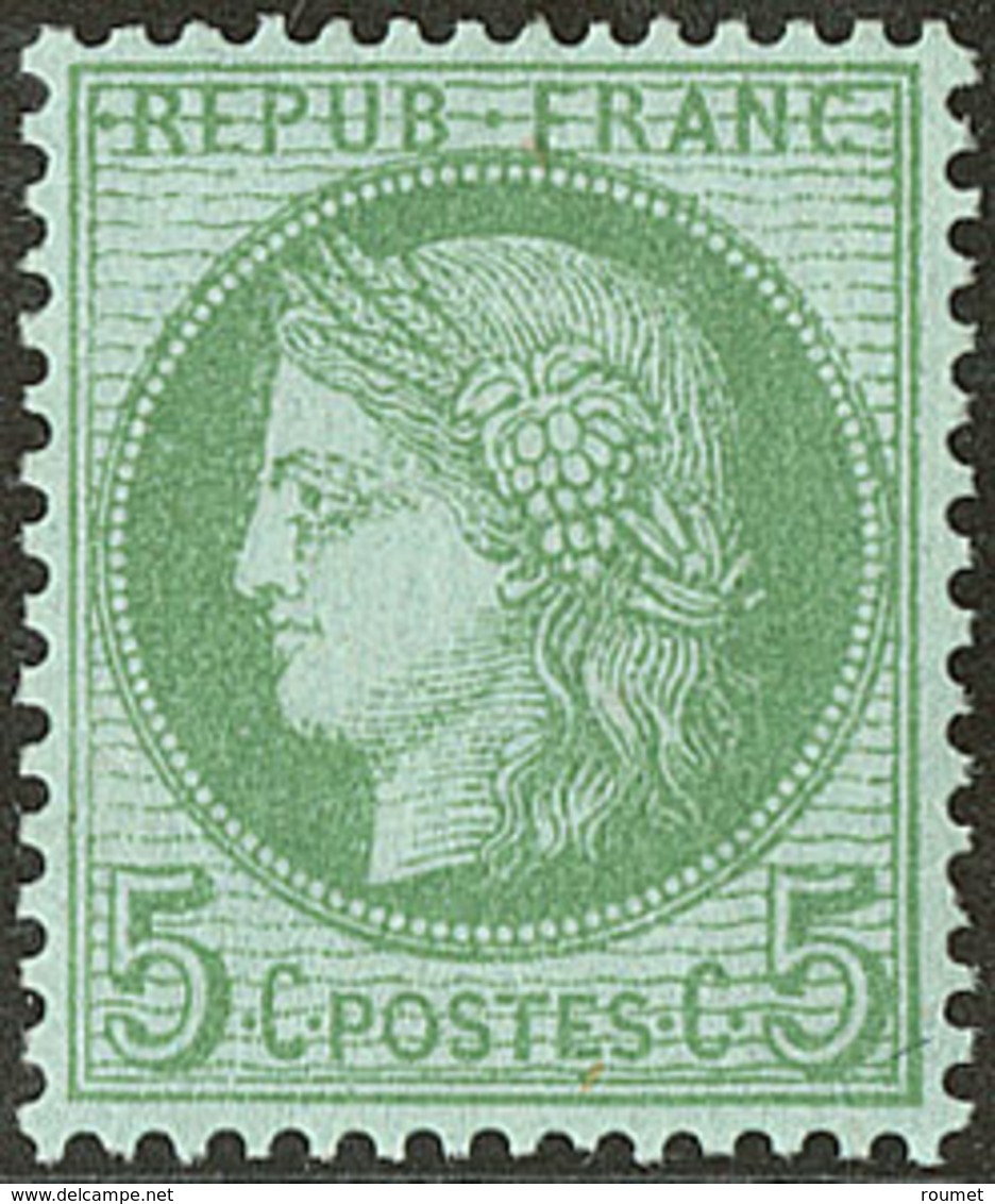 ** No 53, Vert-jaune, Très Frais Et Centré. - TB - 1871-1875 Cérès