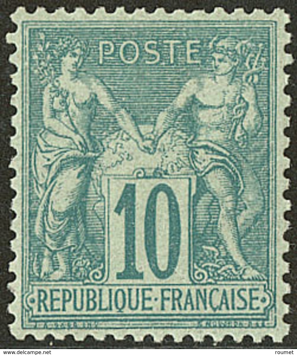 ** No 65, Vert, Superbe. - R - 1876-1878 Sage (Type I)