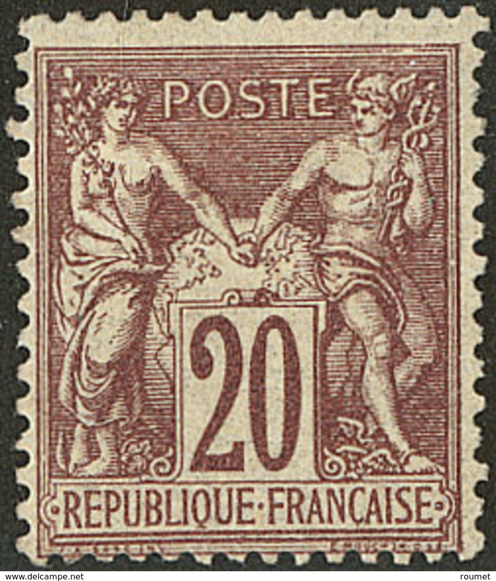 * No 67d, Brun Lilas Foncé. - TB - 1876-1878 Sage (Type I)