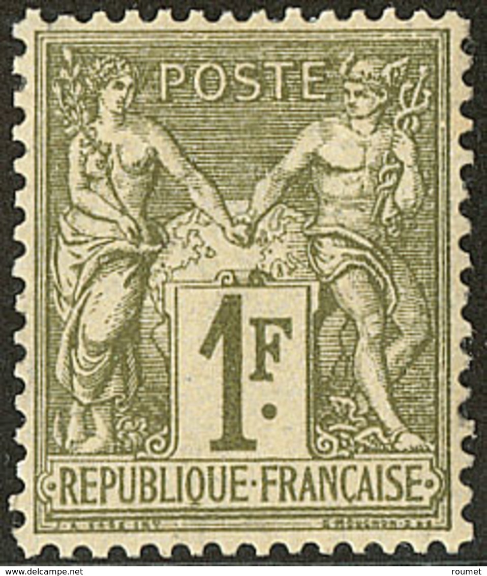 * No 72, Vert-bronze, Très Frais Et Centré. - TB - 1876-1878 Sage (Type I)