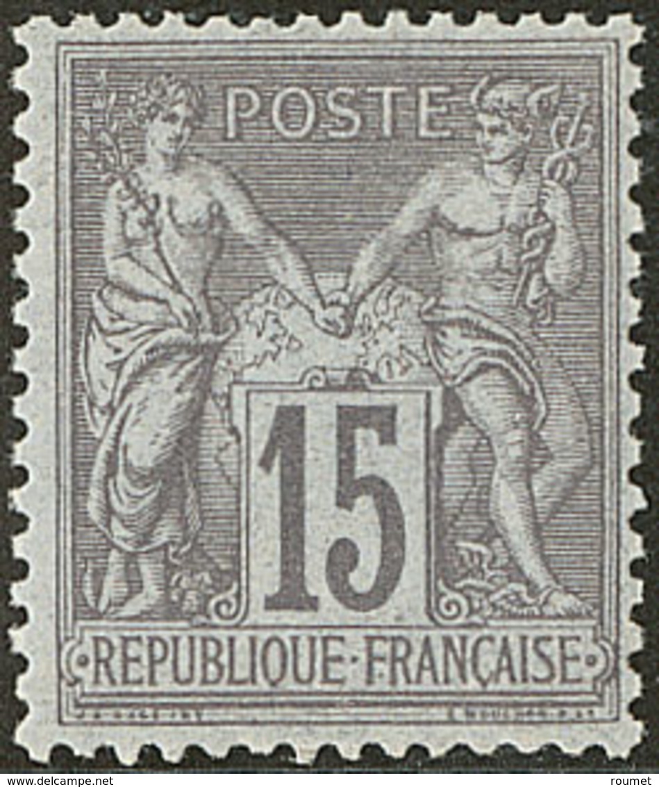 ** No 77, Gris, Très Frais. - TB. - R - 1876-1878 Sage (Type I)