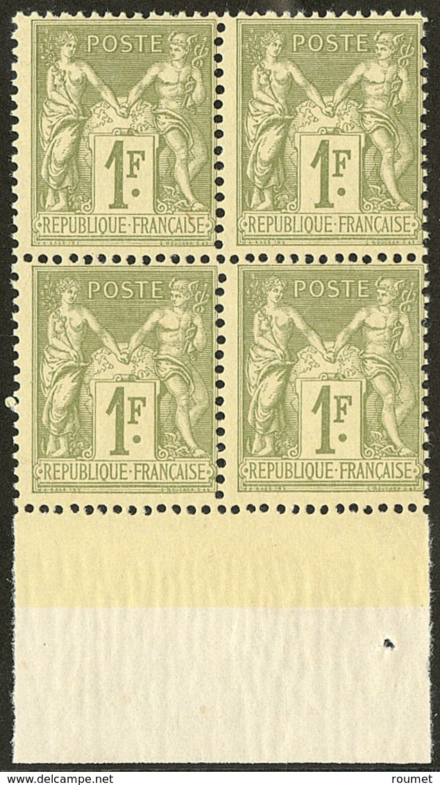 ** No 82, Bloc De Quatre Bdf, Très Frais. - TB - 1876-1878 Sage (Type I)