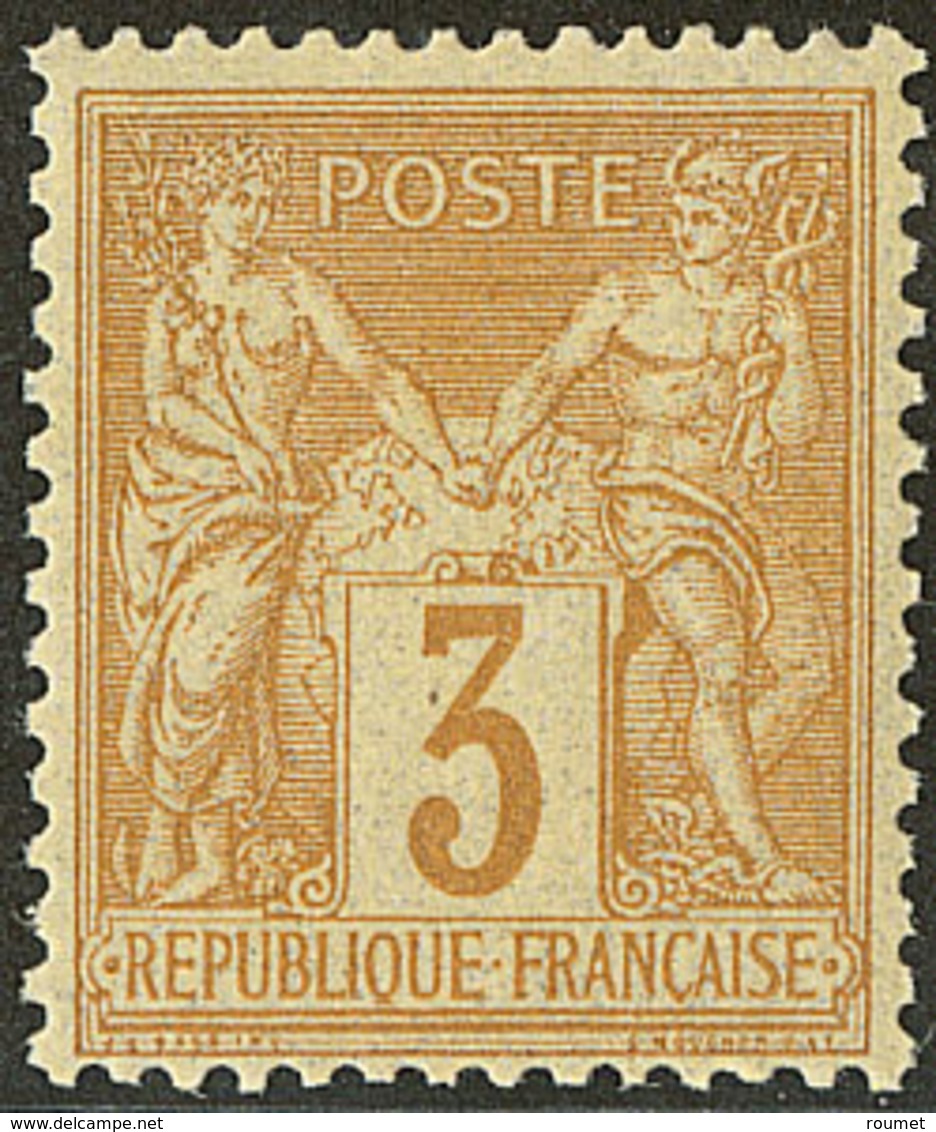 ** No 86, Bistre Jaune. - TB - 1876-1878 Sage (Type I)