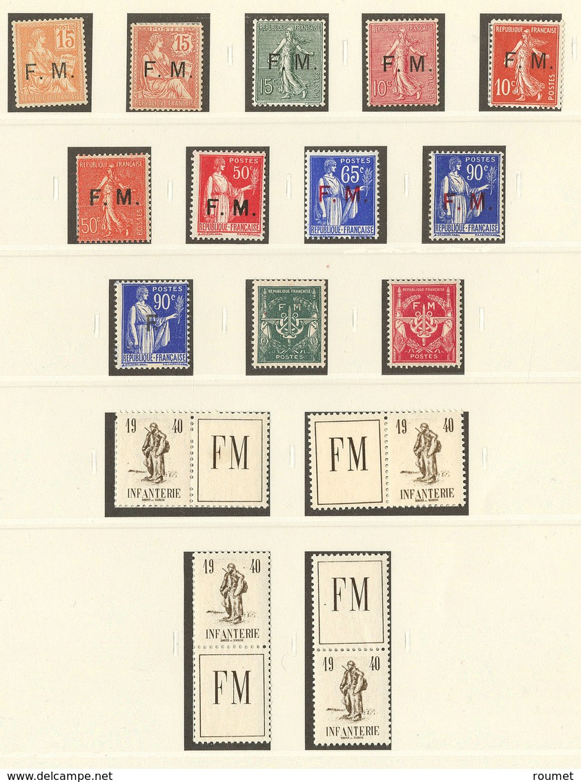 ** Nos 1 à 12. - TB - Military Postage Stamps