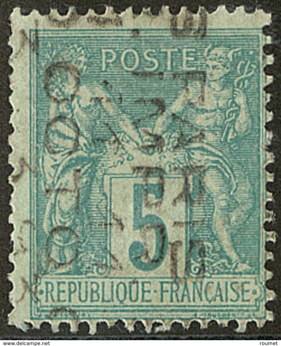 Surcharge 5 Lignes. No 15, 11 OCTO. - TB - 1893-1947