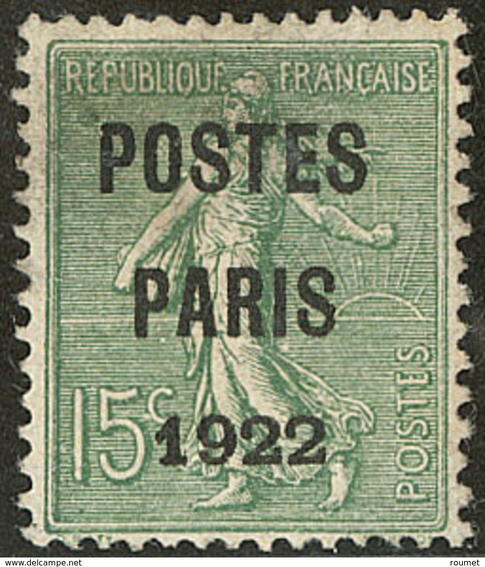 * Postes Paris. No 31, Large Manque De Gomme Sinon TB - 1893-1947