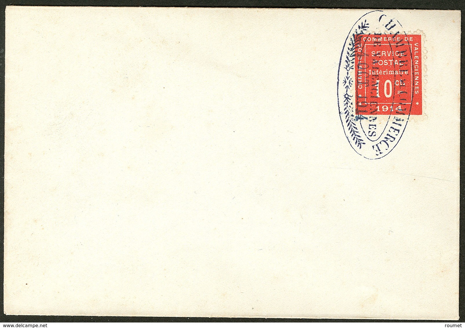 Lettre. No 1, OS Sur Enveloppe Non Voyagé. - TB - War Stamps