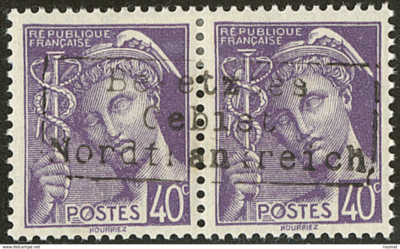 * Coudekerque. No 5, Paire, Très Frais. - TB - Guerre (timbres De)