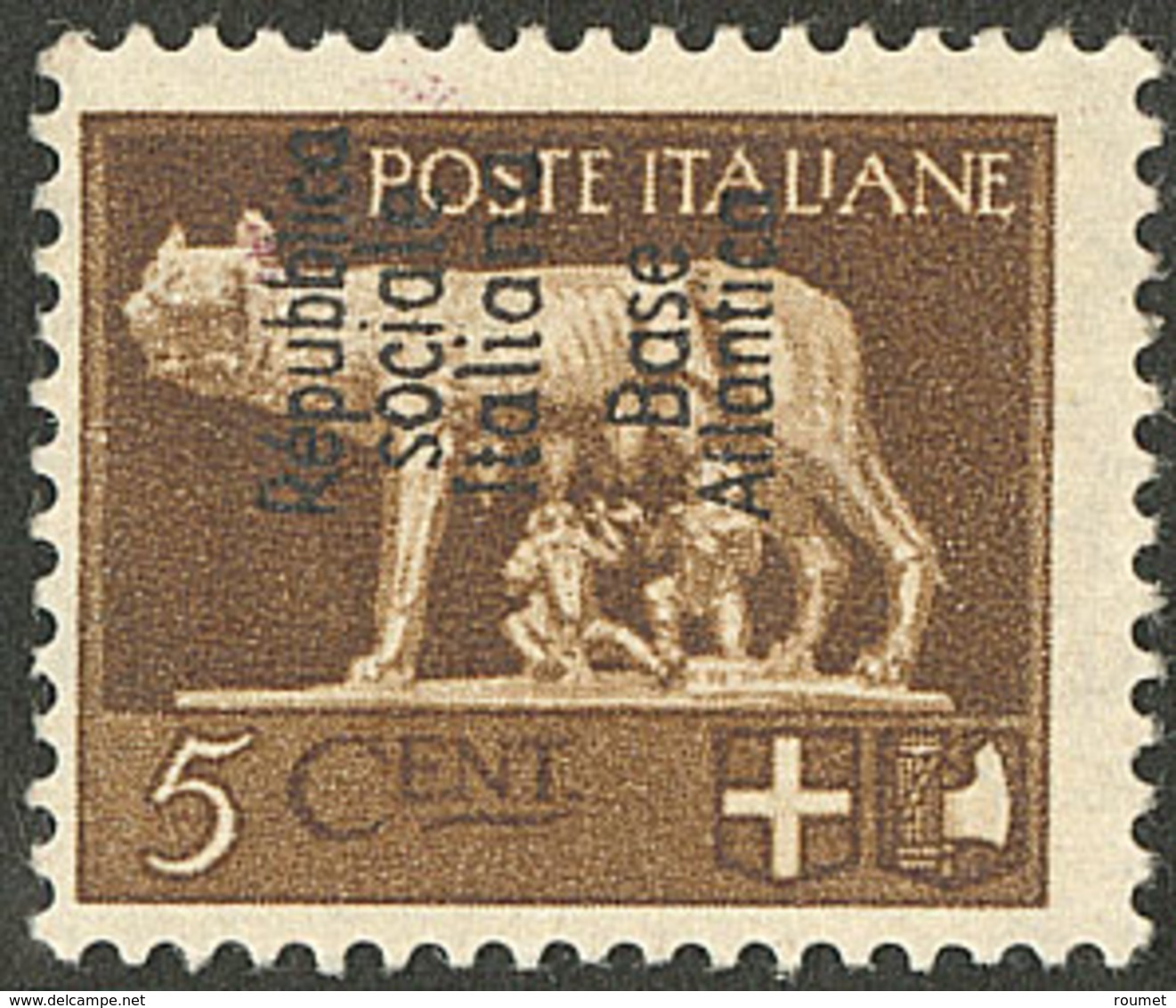 * BASE NAVALE ITALIENNE. No 7, Gomme Altérée Mais Très Frais Et TB. - R - War Stamps