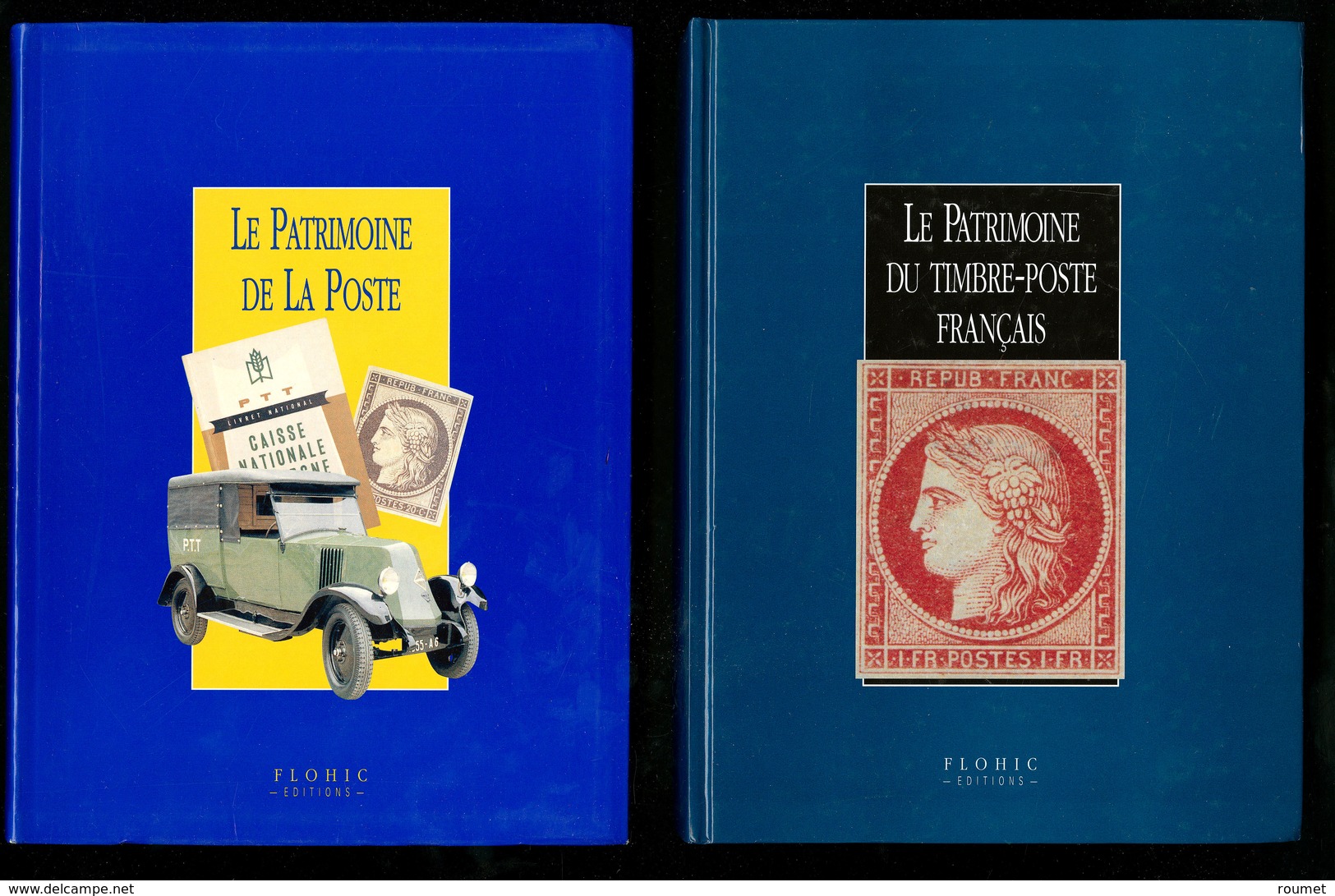 Patrimoine De La Poste Et Patrimoine Du TP, éd. Flohic 1998, 2 Volumes Brochés, état Neuf - Other & Unclassified