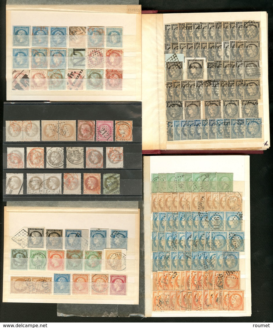 1849-1876, Entre Les N°3 Et 60, Nuances Et Obl, Tous états - Collections