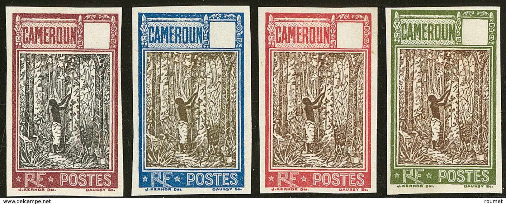 (*) Cameroun. Type N°112, 4 Bicolores Différents. - TB - Autres & Non Classés