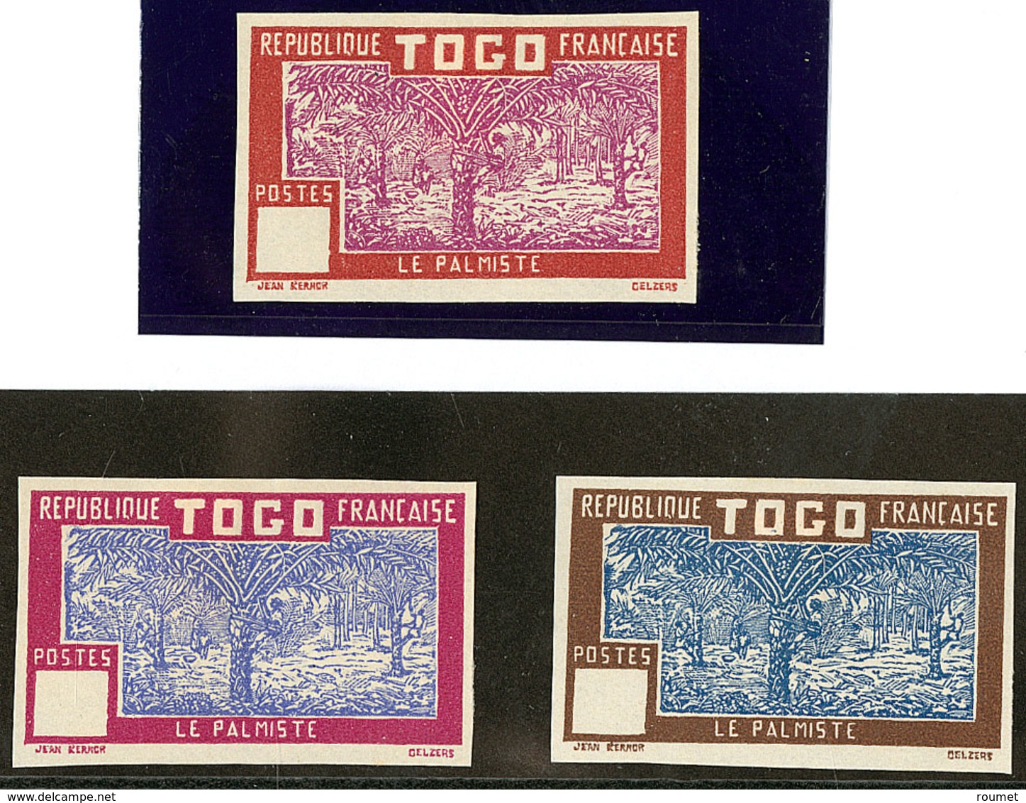 (*) Togo. Type N°141, Trois Bicolores Différents. - TB - Autres & Non Classés