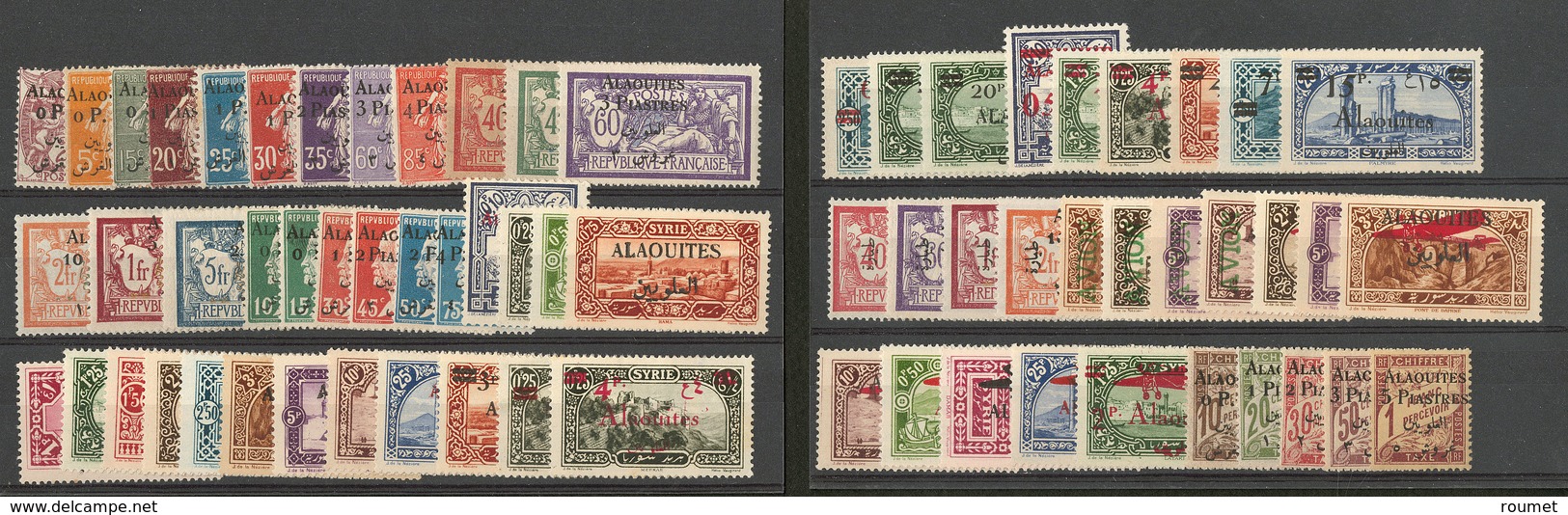 * Collection. 1925-1929 (Poste, PA, Taxe), Quasiment Complète, Fortes Charnières Sur Qqs Ex Sinon TB - Sonstige & Ohne Zuordnung