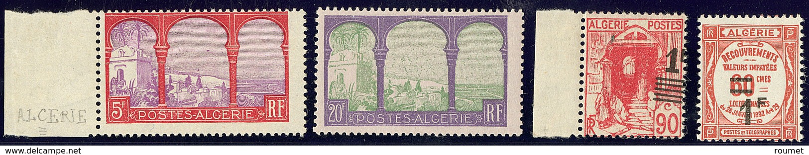 * Variétés. Nos 56a Bdf, 85b, 158 Bdf, Taxe 23a **. - TB - Sonstige & Ohne Zuordnung