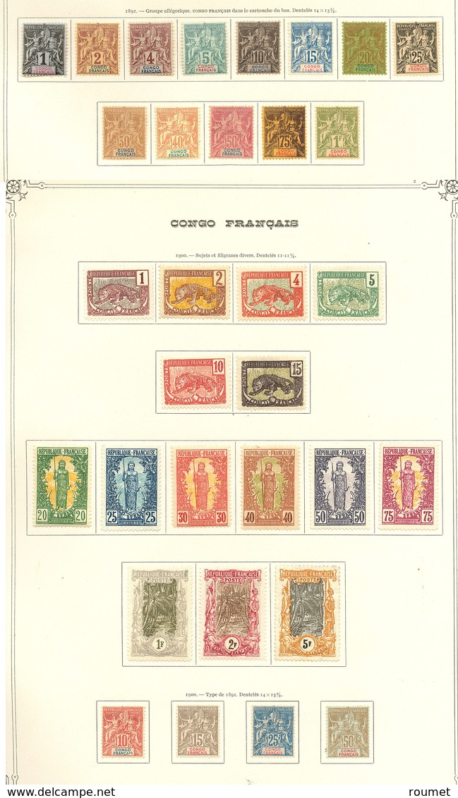 * Collection. 1892-1933 (Poste, Taxe), Valeurs Moyennes Et Séries Complètes. - TB - Autres & Non Classés
