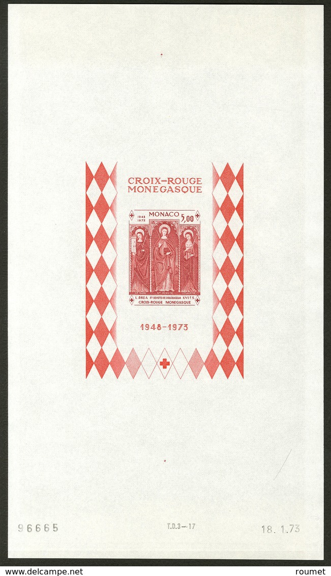 ** Blocs Et Feuillets. Croix-Rouge, Non Dentelé, Grand Format. No 7c, Daté 18.1.73. - TB - Other & Unclassified