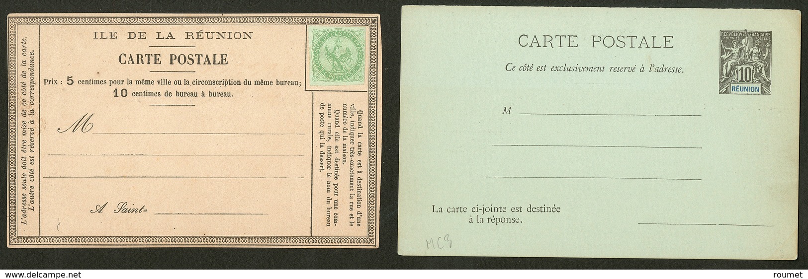 Lettre. Entiers Postaux. ACEP CP4 Afft CG 2 (*), MC3, Neufs. - TB - Autres & Non Classés