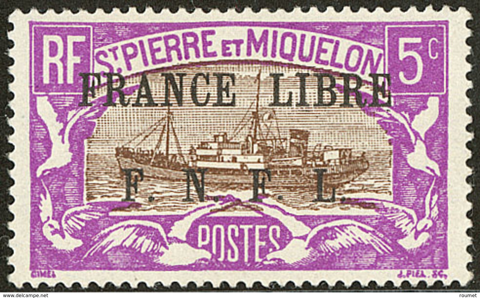 ** France-Libre. No 236, Pos. 17, Très Frais. - TB. - R - Autres & Non Classés