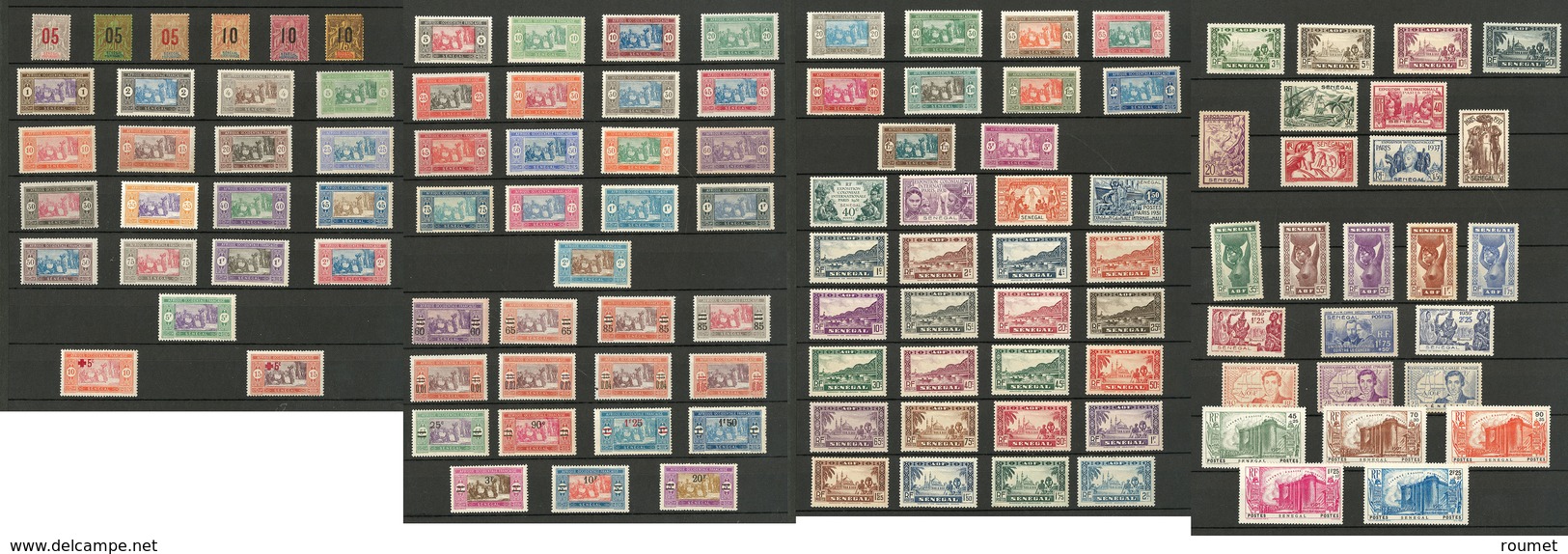 * Collection. 1912-1944 (Poste, PA, Taxe, BF), Complète. - TB - Otros & Sin Clasificación