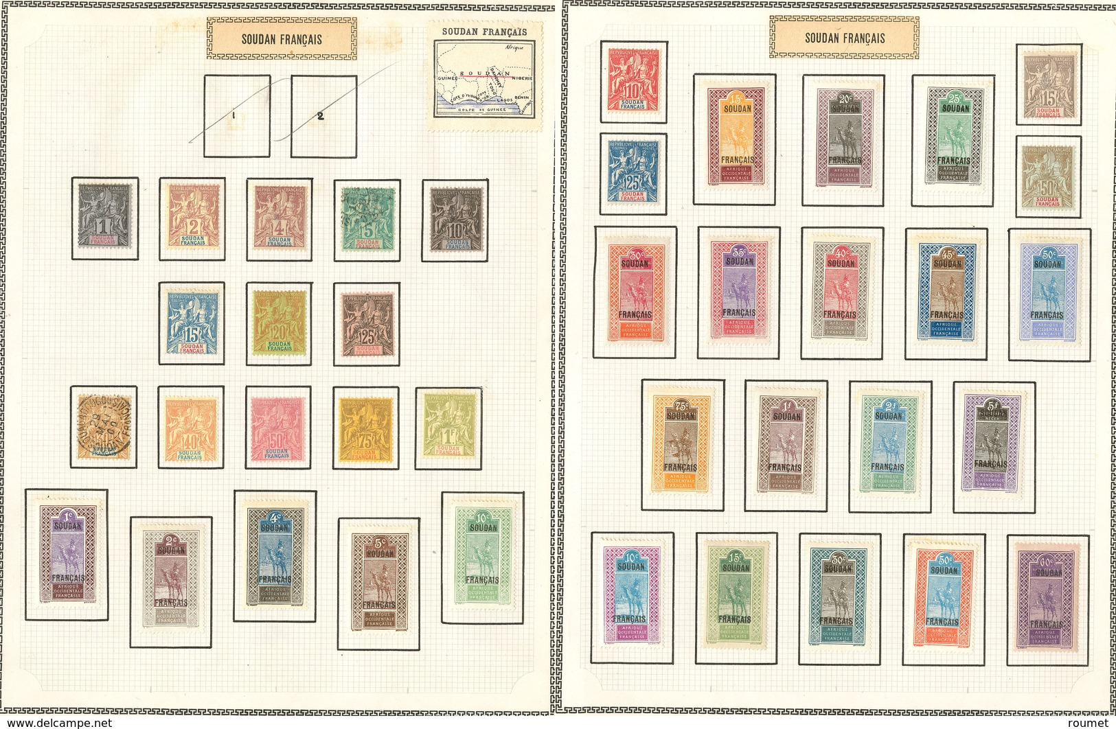 * Collection. 1894-1944 (Poste, PA, Taxe), Complète Sauf 1 Et 2. - TB - Andere & Zonder Classificatie