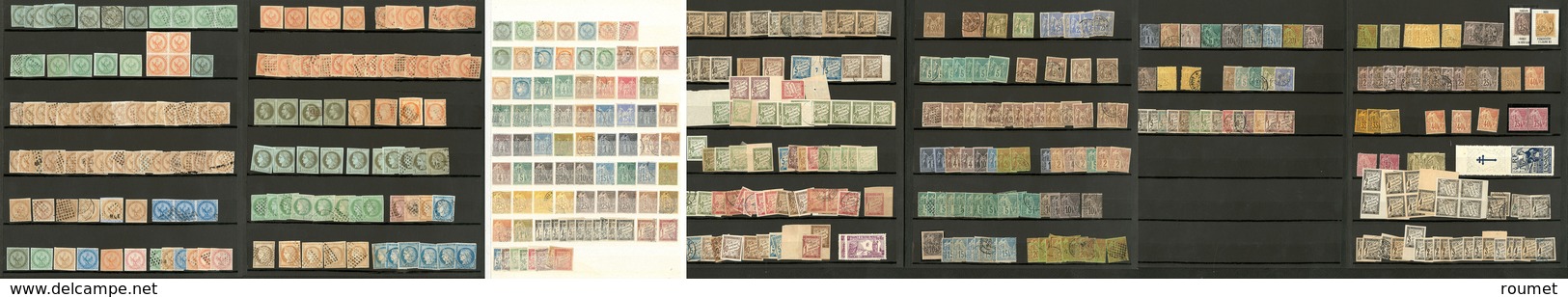 Colonies Générales. 1859-1881 (Poste, Taxe), Entre Les N°1 Et 59 Et Taxe 1 à 26, Obl Diverses Et Des Ex * Ou (*), Tous é - Collections