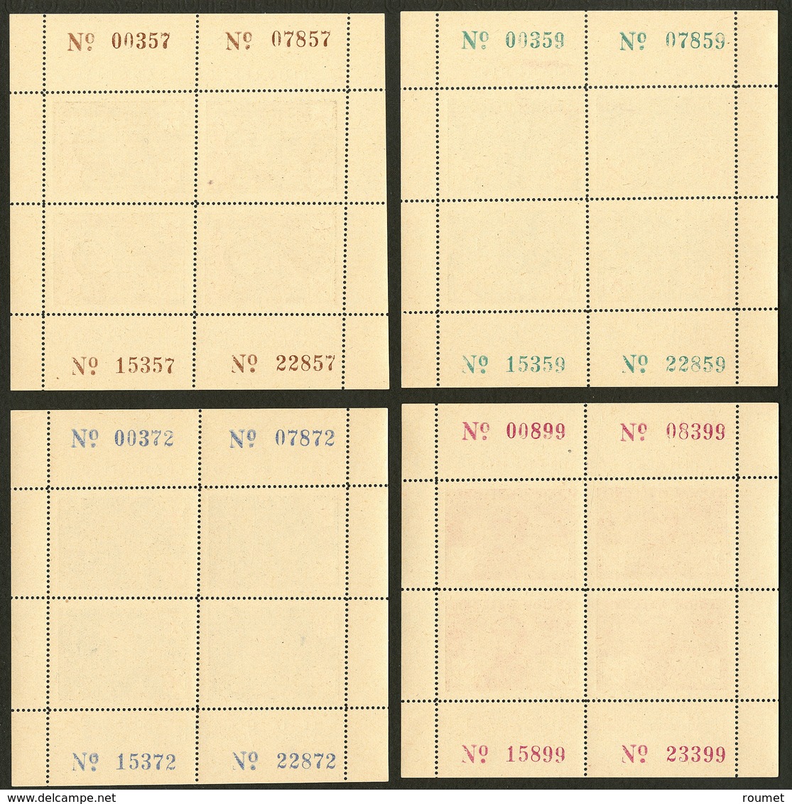 ** Légion Wallonie. COB E26 à E29, En Feuillet De 4 Ex, Avec N°au Verso. - TB (cote COB) - Other & Unclassified