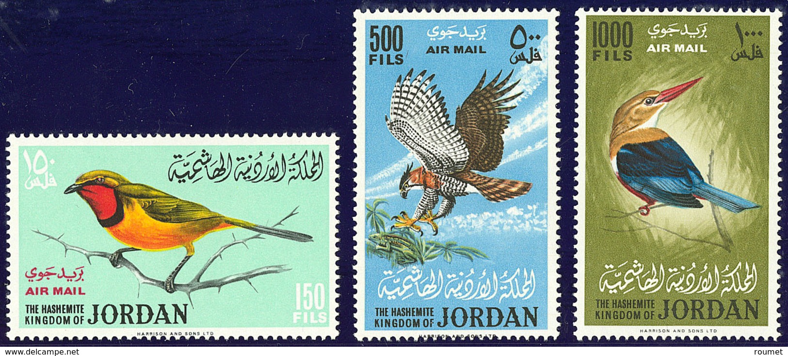 ** JORDANIE. Poste Aérienne. Nos 25 à 27. - TB - Jordanien