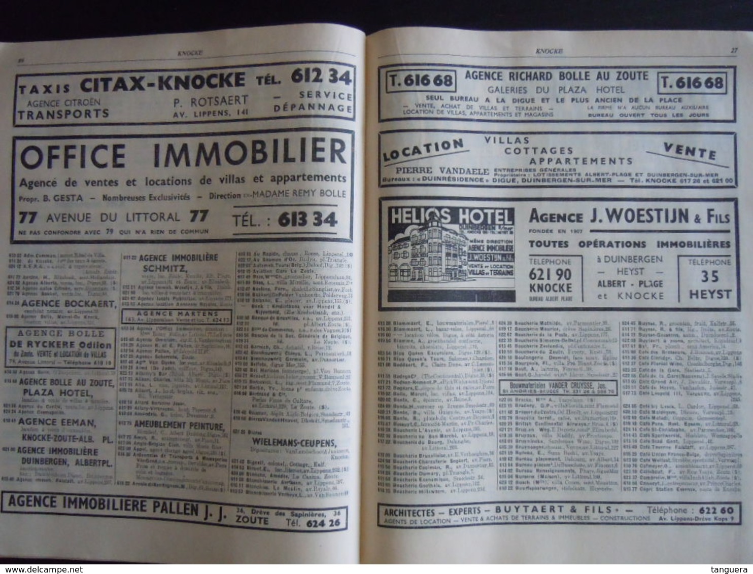 België Belgique Telefoonboek Annuaire Téléphonique 1937 Antwerpen Oost-West-Vlaanderen 1ste Vervolg Supplément - Non Classés