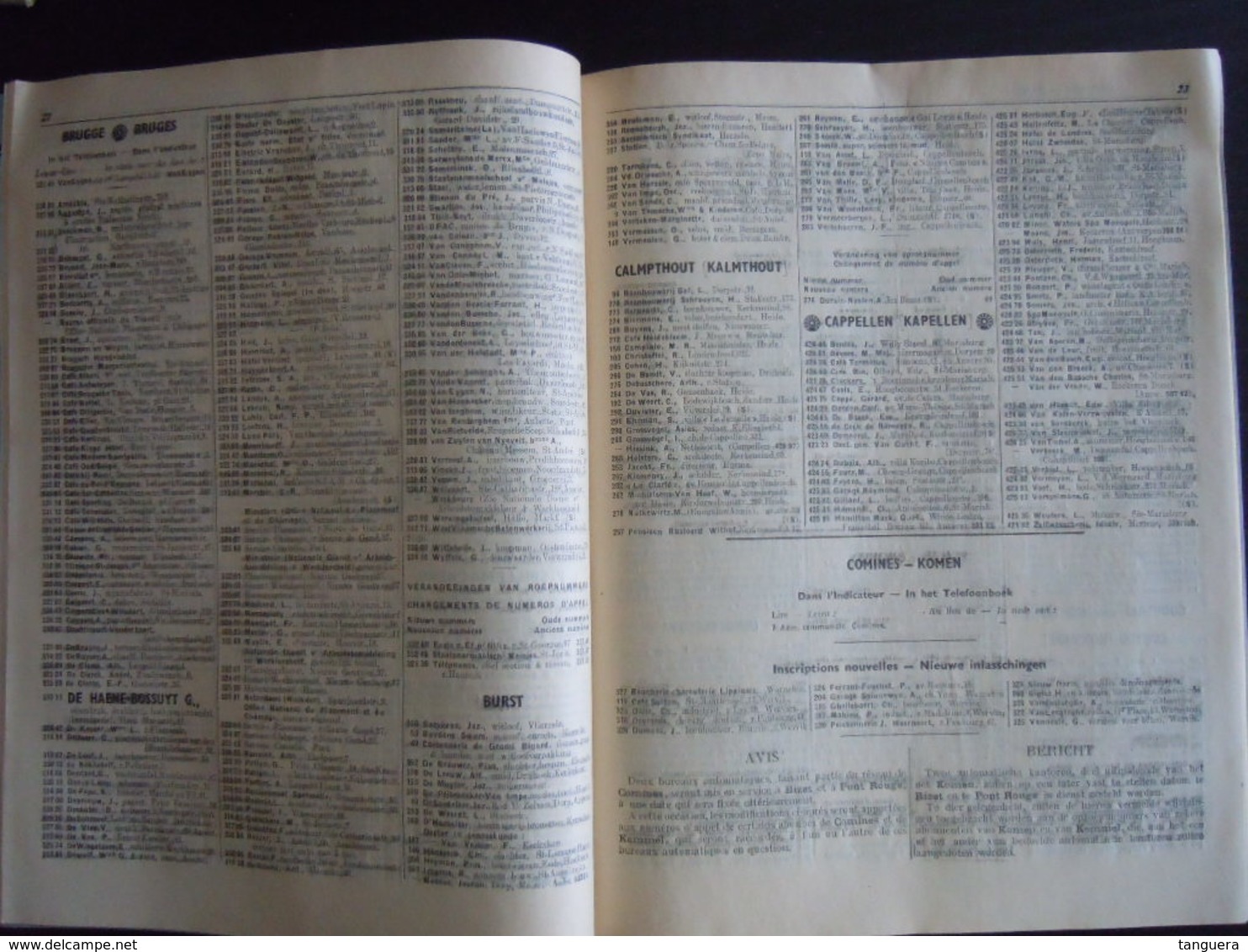 België Belgique Telefoonboek Annuaire Téléphonique 1937 Antwerpen Oost-West-Vlaanderen 2de Vervolg Supplément - Non Classés