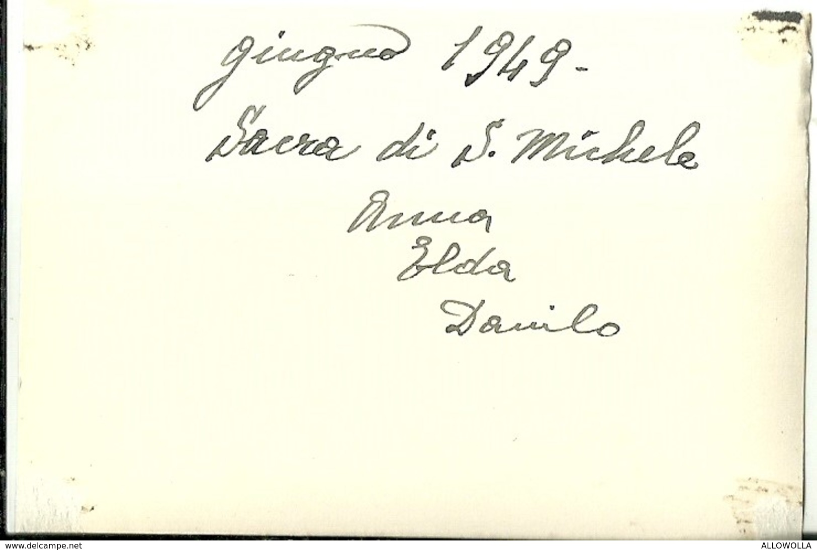 3531 "SACRA DI SAN MICHELE-GIUGNO 1949" ORIGINALE - Luoghi