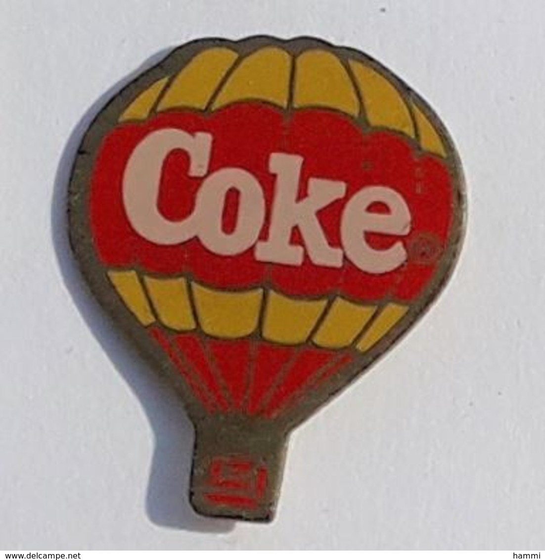 E14 Pin's Montgolfière Coke Coca Cola Achat Immédiat Immédiat - Montgolfières