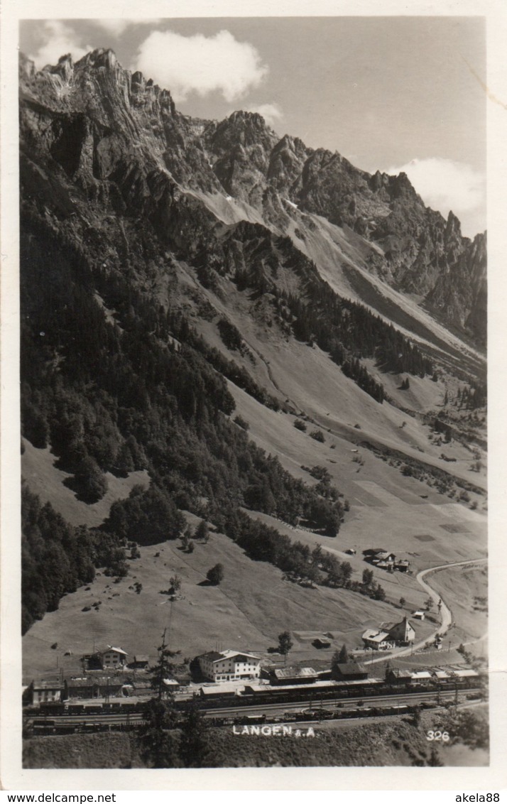 AUSTRIA - KLOSTERLE - LANGEN AM ARLBERG - STAZIONE FERROVIARIA E PANORAMA - Klösterle