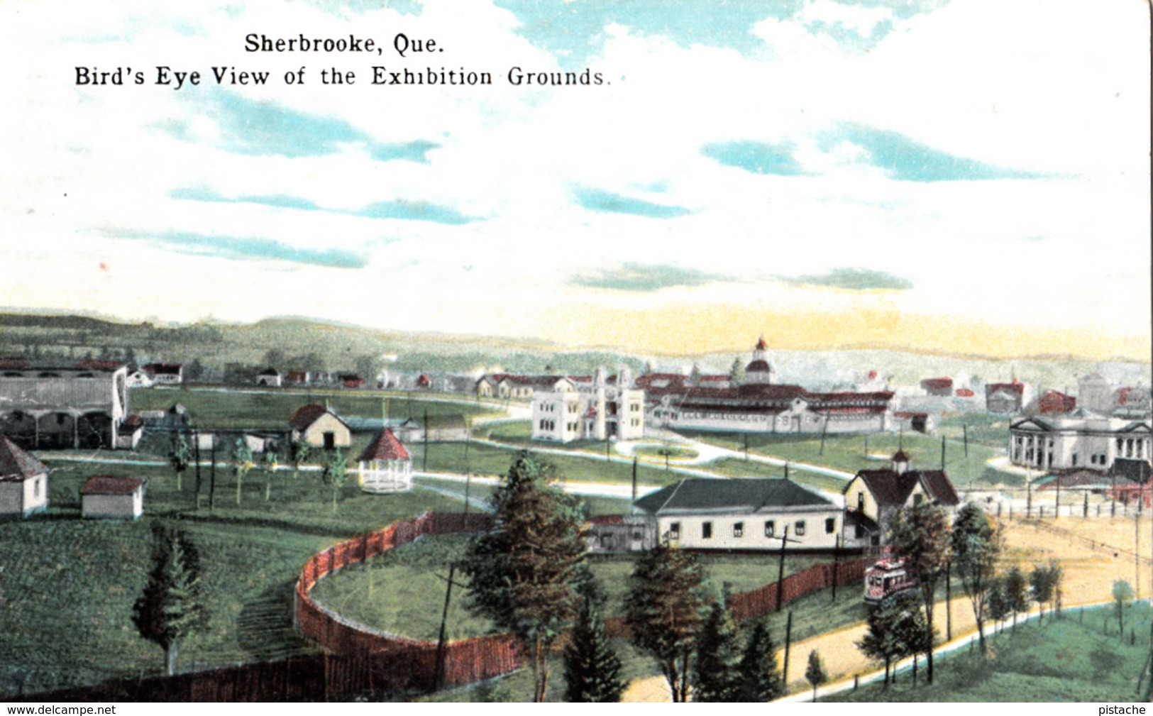 Sherbrooke Québec - Exhibition Grounds - Terrain De L'exposition - Written In 1921 - 2 Scans - Sherbrooke