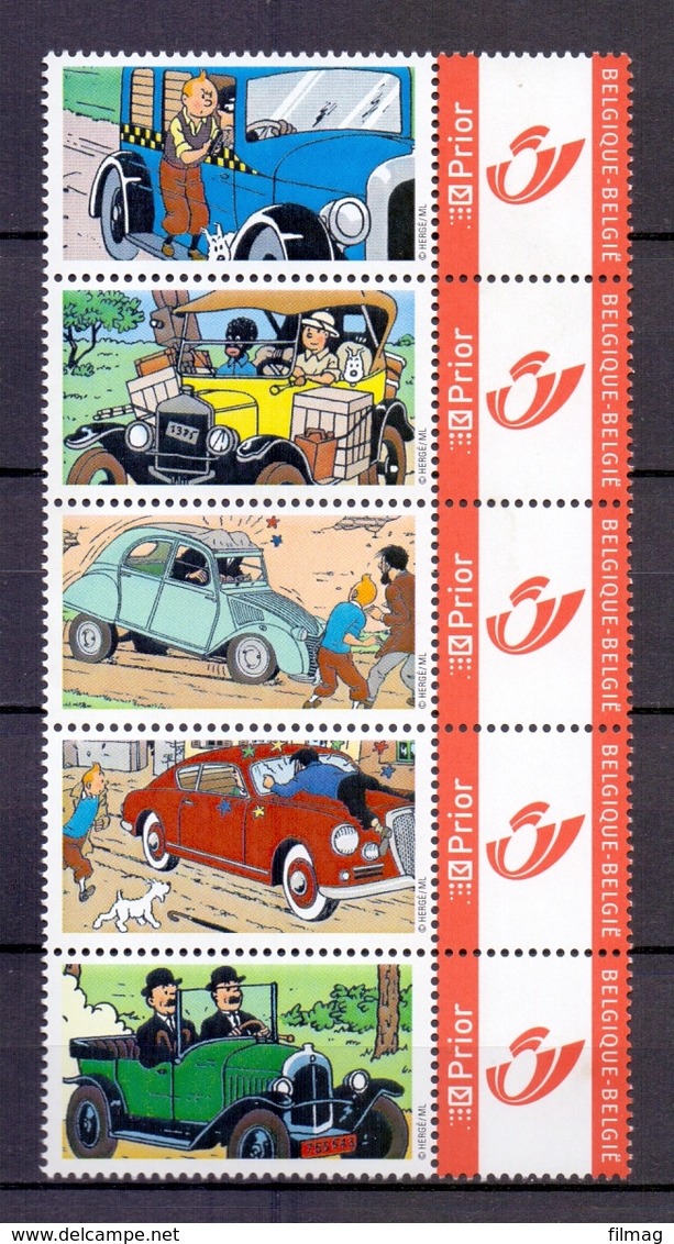 A289 KUIFJE TINTIN DUOSTAMPS  POSTFRIS** 2004 - Comics