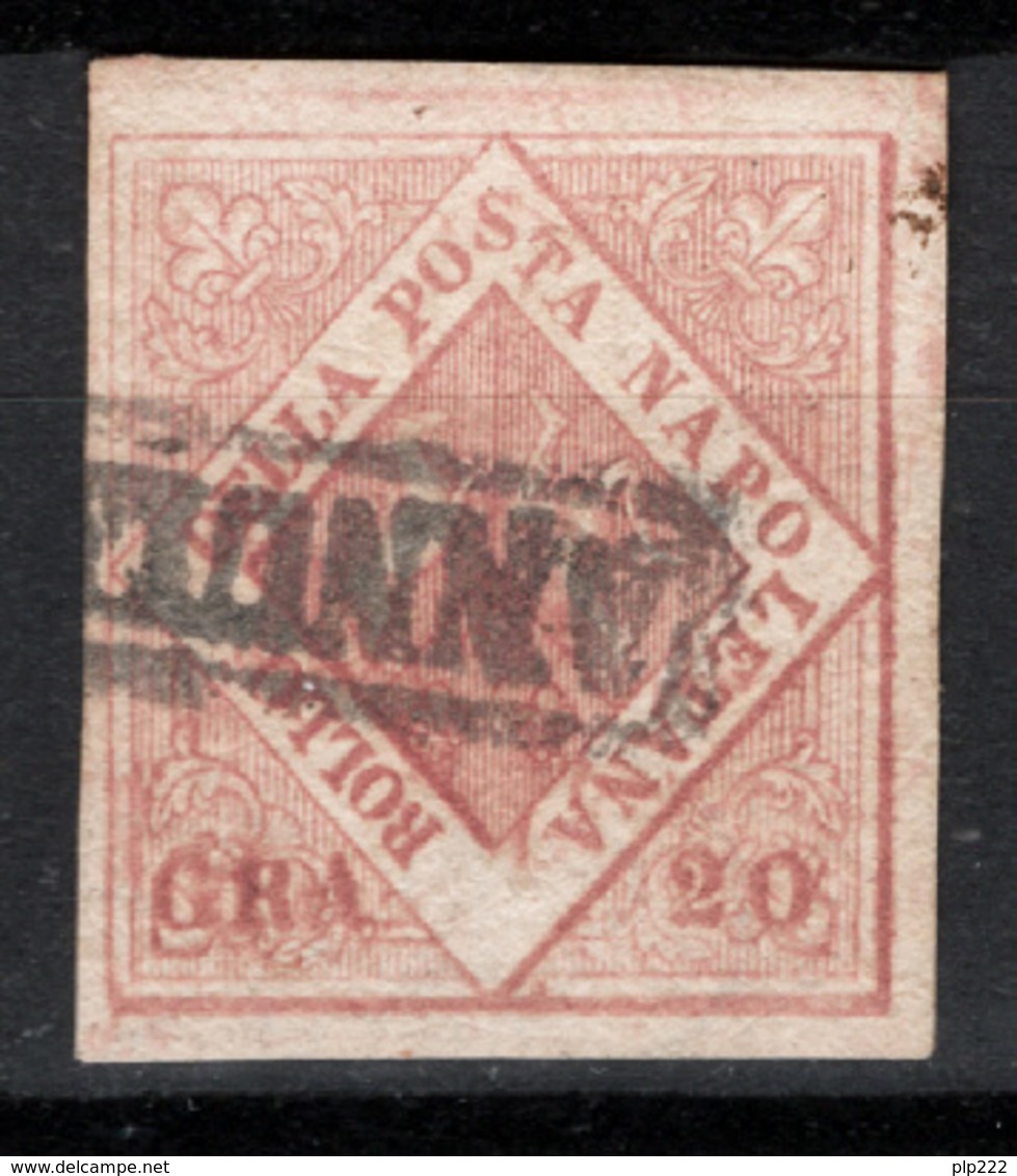 Napoli 1858 Sass.12 O/Used VF/ F - Cert.Raybaudi - Napoli