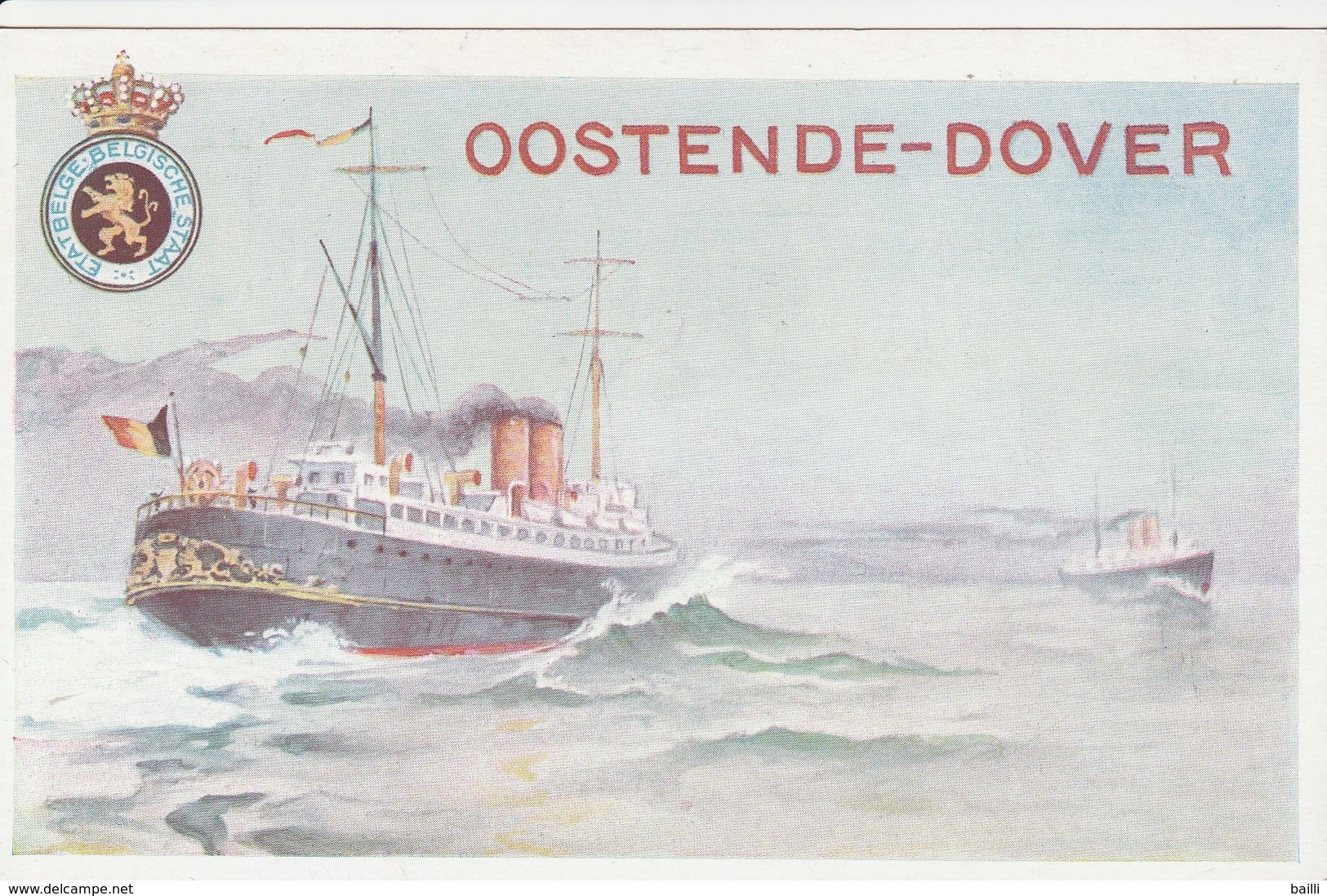 Belgique Entier Postal Illustré Thème Bateau - Liner Cards