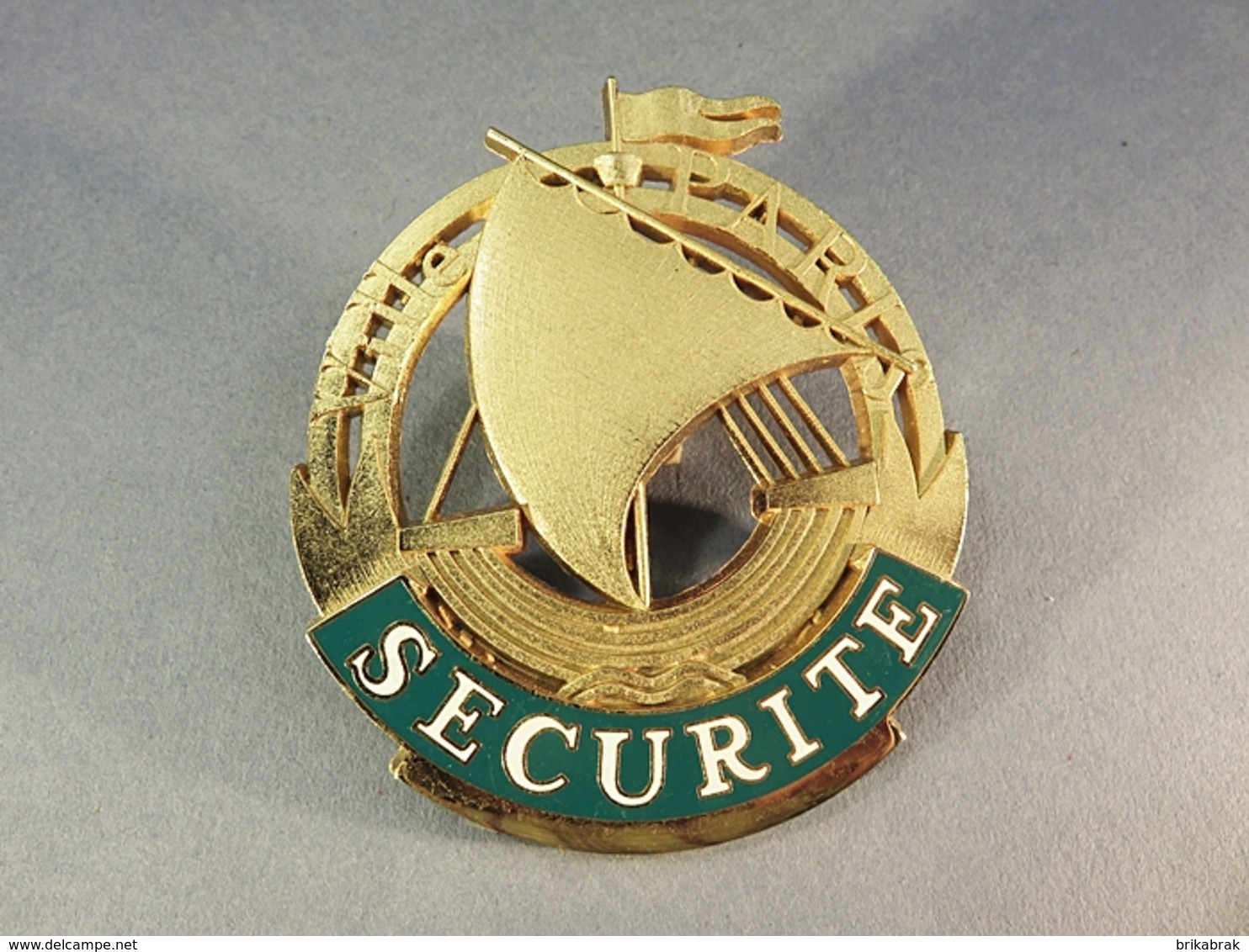 ~ INSIGNE BADGE SECURITE VILLE PARIS - Capitale Agent Gardien Vigile Pin's