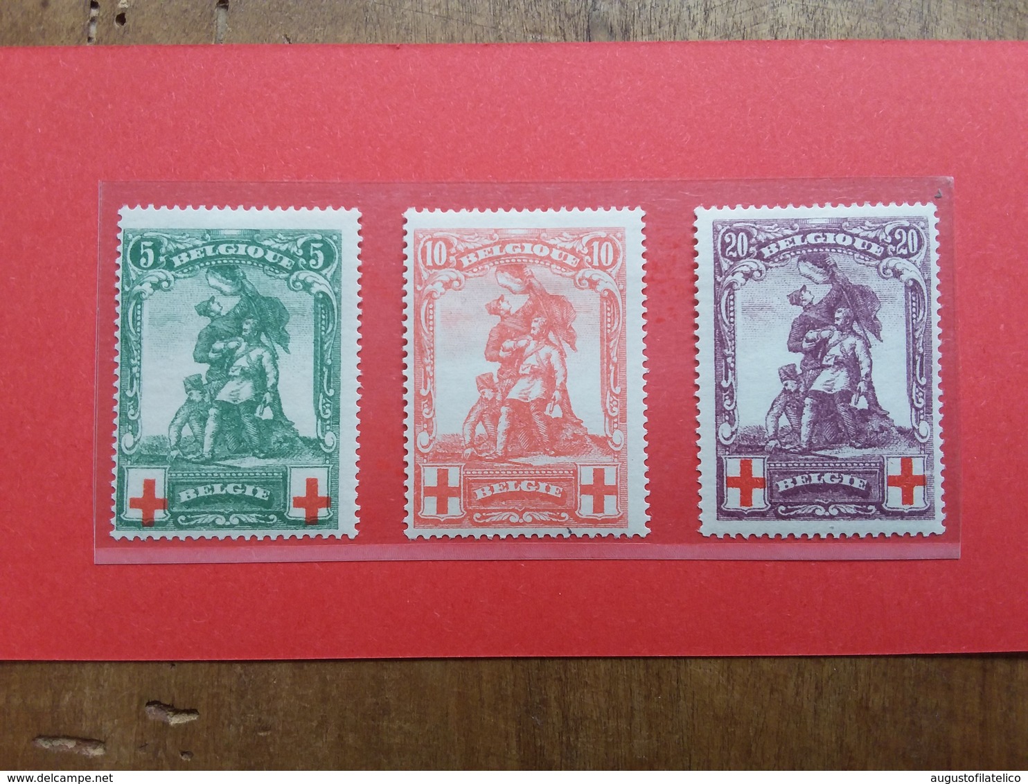 BELGIO - Pro Croce Rossa - Nn. 126/28 Nuovi * + Spese Postali - 1918 Croce Rossa